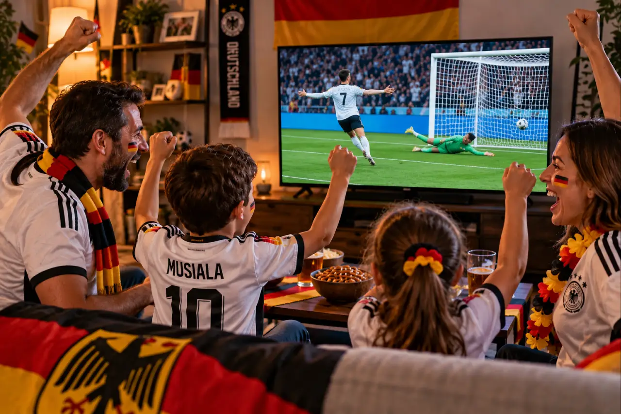 IPTV Bundesliga Live-Fußball auf dem Fernseher